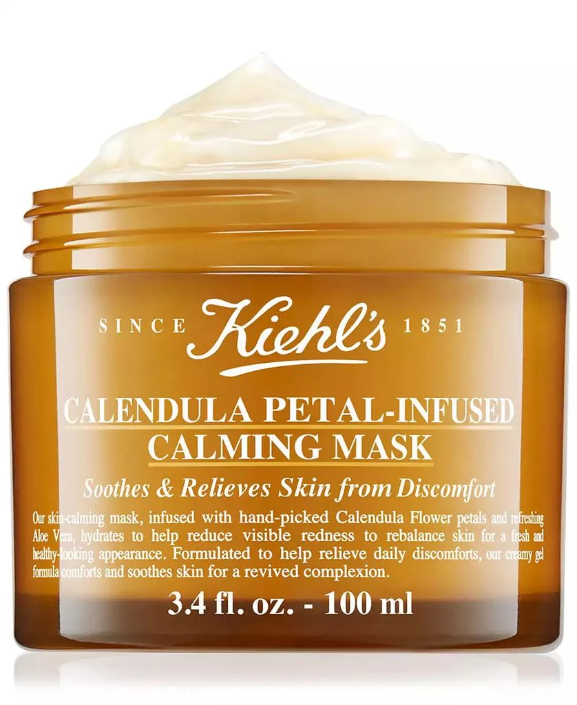 商品Kiehl's|Calendula Petal-Infused Calming Mask, 3.4-oz.,价格¥357,第2张图片详细描述