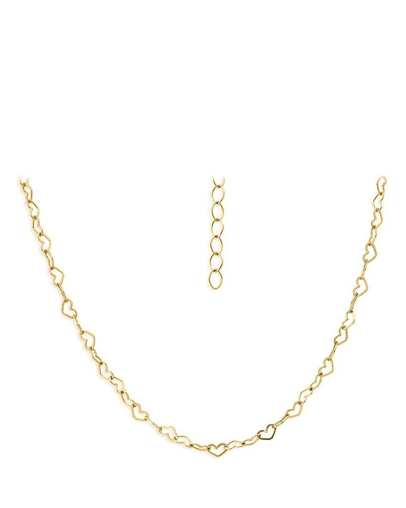 Heart Link Chain Necklace, 16" - Exclusive 商品