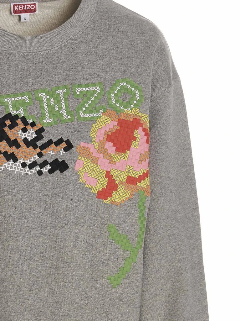 商品Kenzo|Kenzo Logo Embroidery Sweatshirt,价格¥1916,第3张图片详细描述