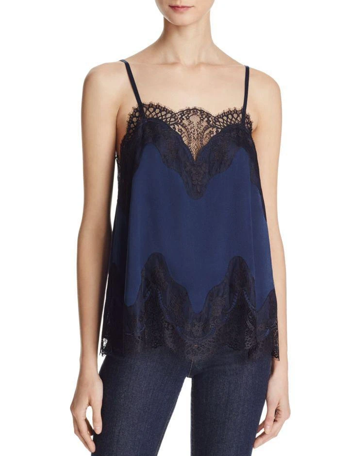 商品Alice + Olivia|Alice + Olivia Sondra Lace-Trimmed Silk Camisole Top,价格¥2156,第1张图片