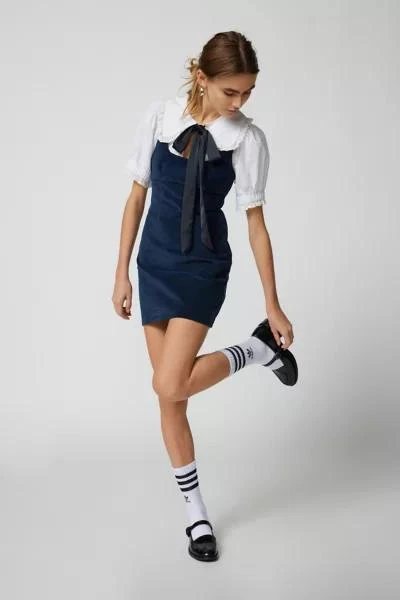 商品Urban Outfitters|UO Lily Corduroy Empire Mini Dress,价格¥153,第1张图片