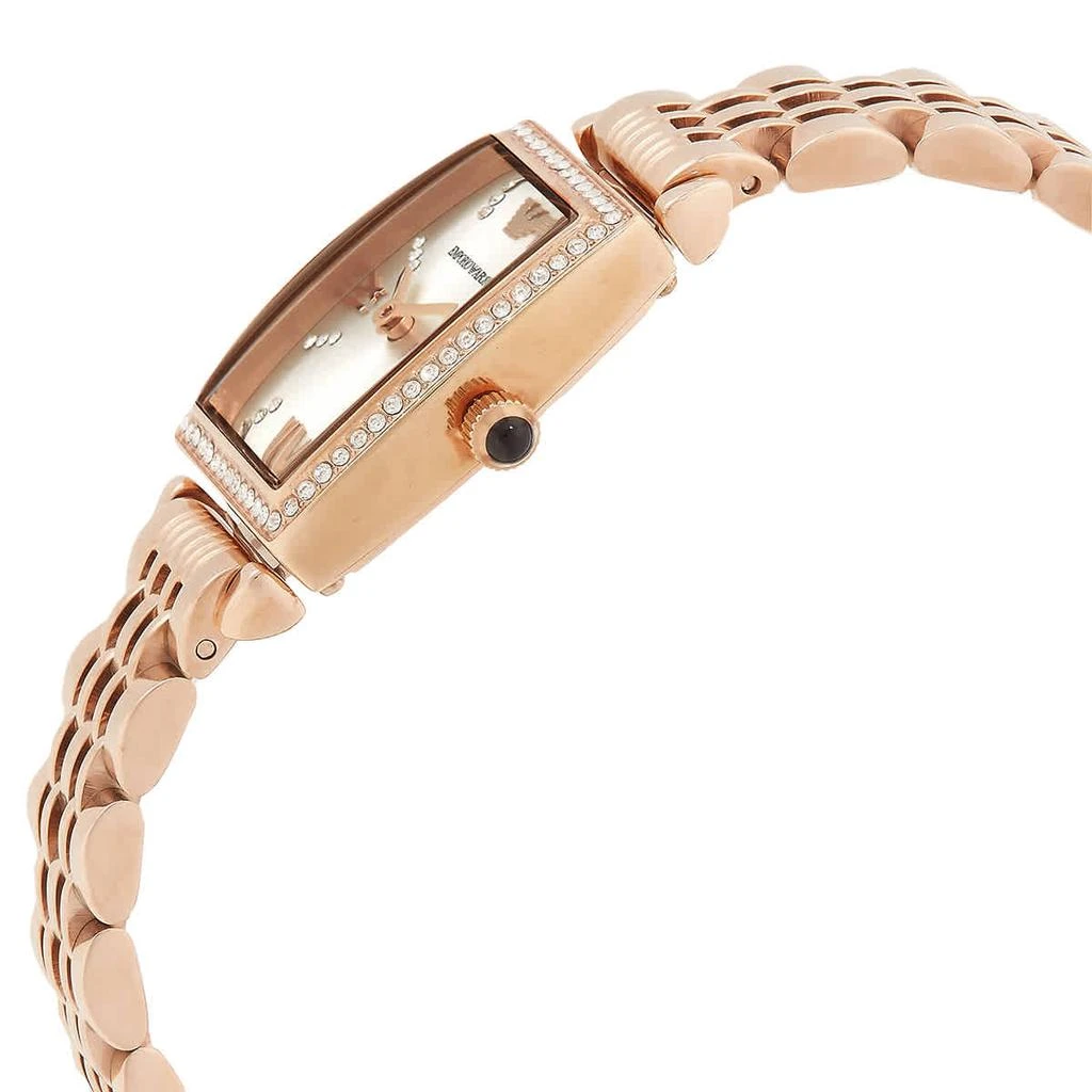 商品Emporio Armani|Gianni T-Bar Quartz Crystal White Dial Ladies Watch AR11406,价格¥1199,第2张图片详细描述