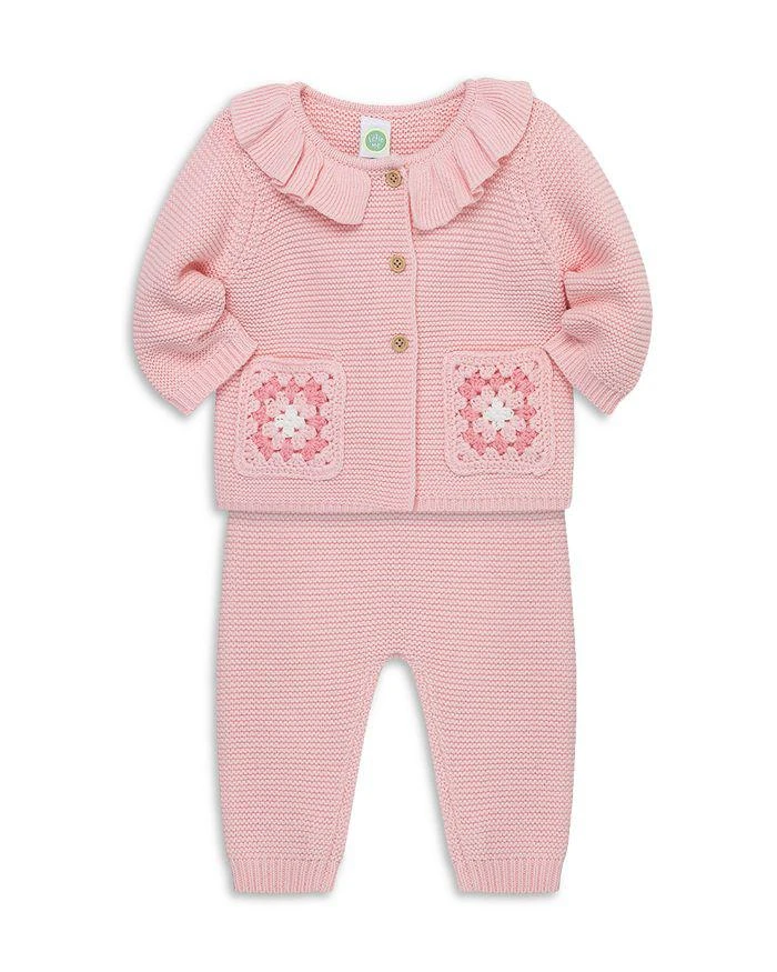 商品Little Me|Girls' Crochet Sweater & Pants Set - Baby,价格¥303,第3张图片详细描述