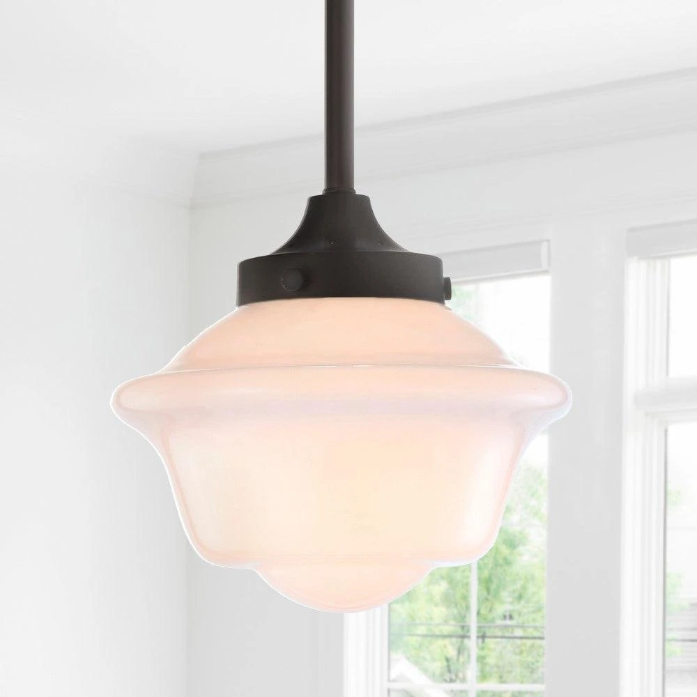 Kurtz 7.2" Adjustable Drop Metal/Glass LED Pendant 商品