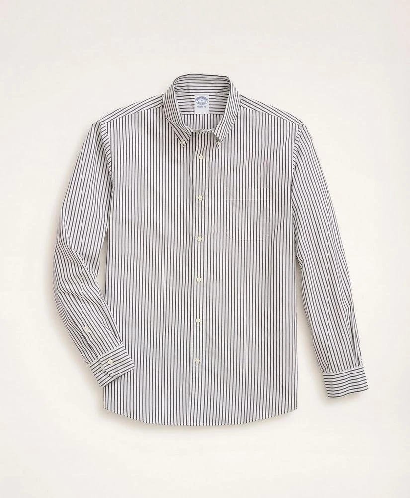 商品Brooks Brothers|Regent Regular-Fit Original Broadcloth Sport Shirt, Bengal Stripe,价格¥331,第1张图片