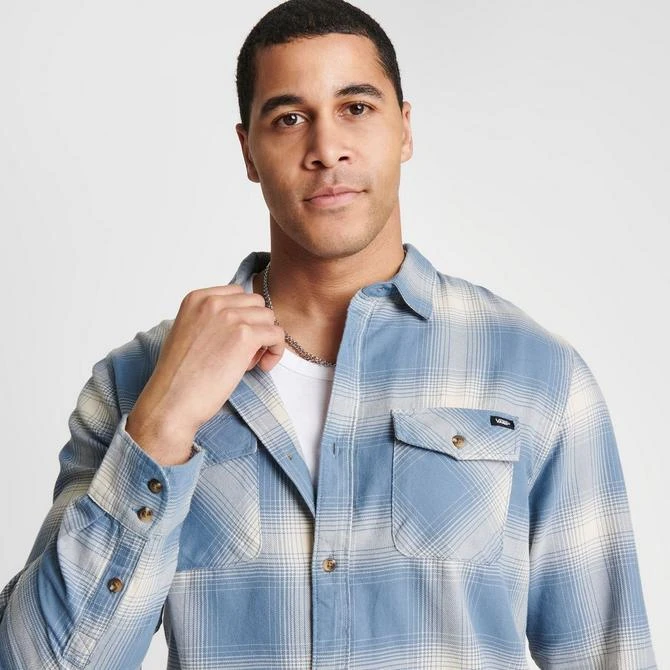 Men's Vans Monterey Button-Down Long-Sleeve Flannel Shirt 商品