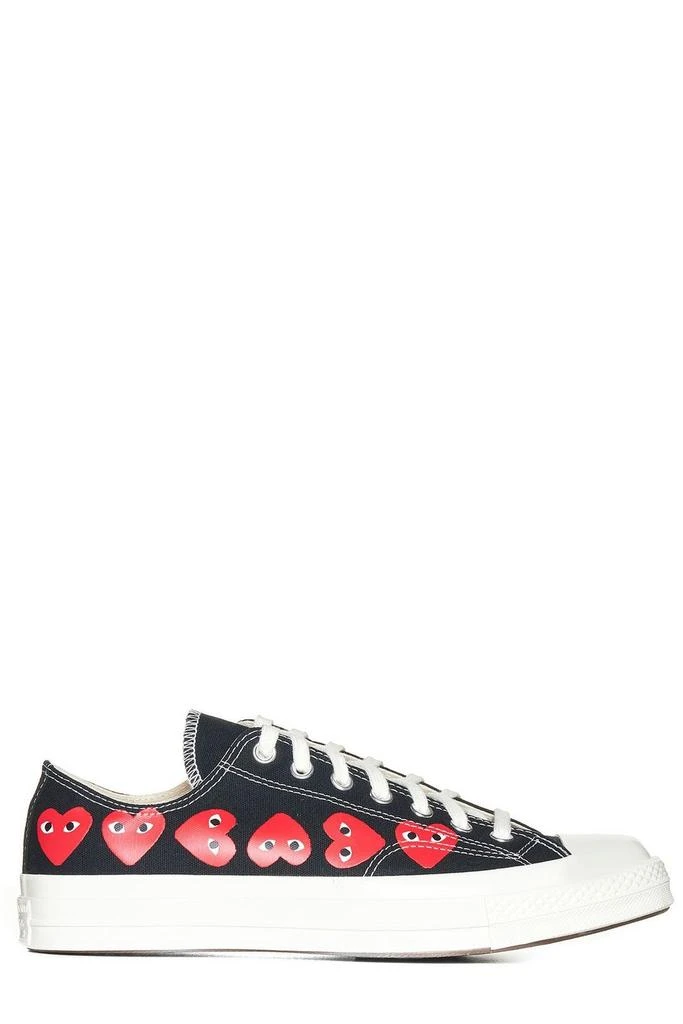 商品Comme des Garcons|Comme des Garçons Play X Converse Heart Logo Printed Low-Top Sneakers,价格¥596,第1张图片