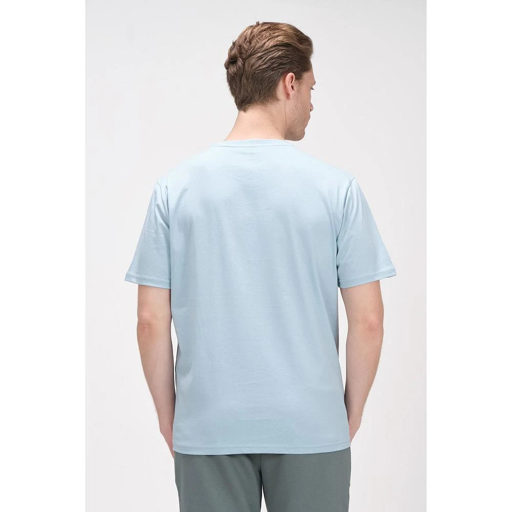 商品RON TOMSON|Men's Modern Print Fitted Palms T-shirt,价格¥445,第2张图片详细描述