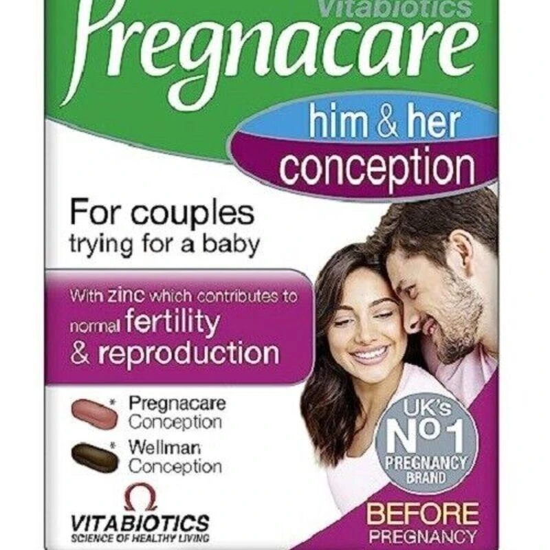 商品Vitabiotics|Vitabiotics 薇塔贝尔 男女备孕专用复合维生素套盒 60粒,价格¥266,第1张图片