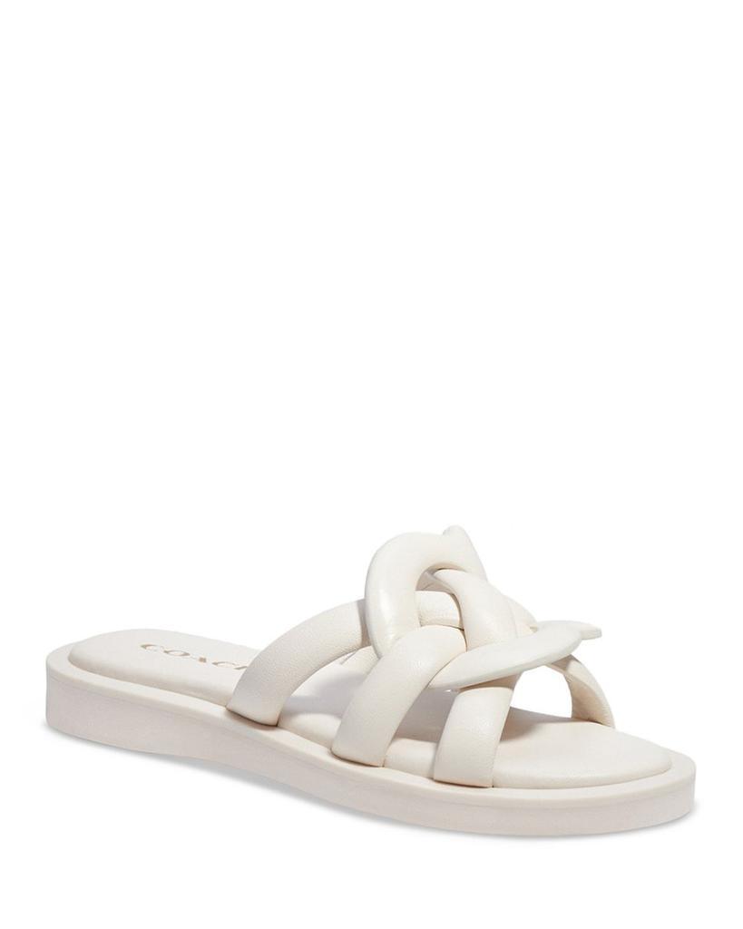 商品Coach|Women's Georgie Slide Sandals,价格¥610,第1张图片