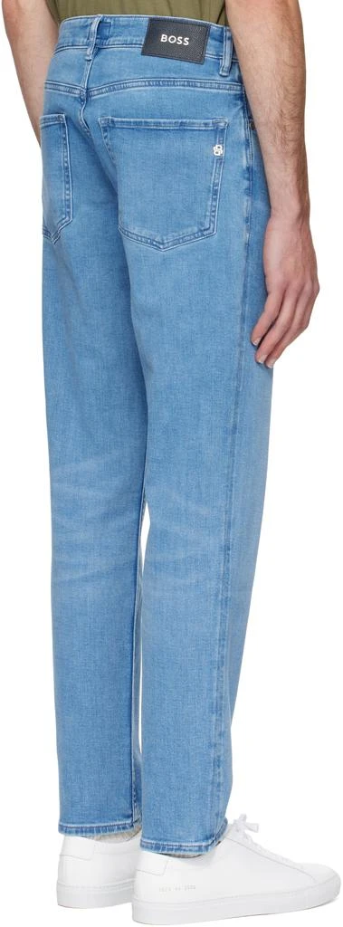商品Hugo Boss|蓝色 Maine Regular-Fit Comfort Denim 牛仔裤,价格¥1854,第3张图片详细描述