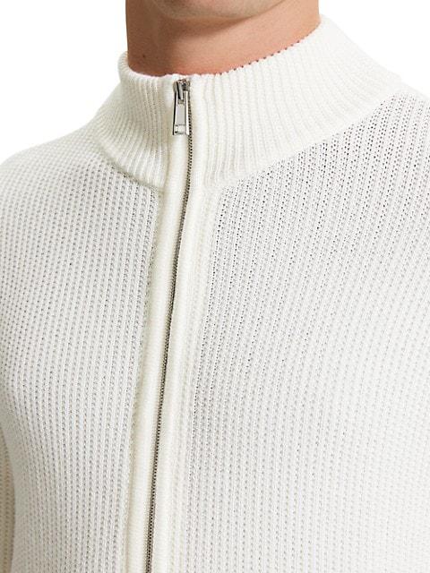Warin Zip-Front Rib-Knit Wool Jacket商品第5张图片规格展示