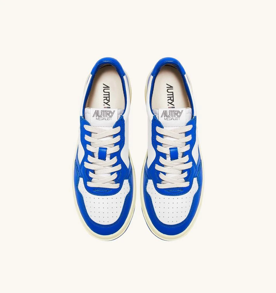 商品Autry|AUTRY MEN MEDALIST LOW 01 LEATHER SNEAKERS,价格¥1539,第4张图片详细描述