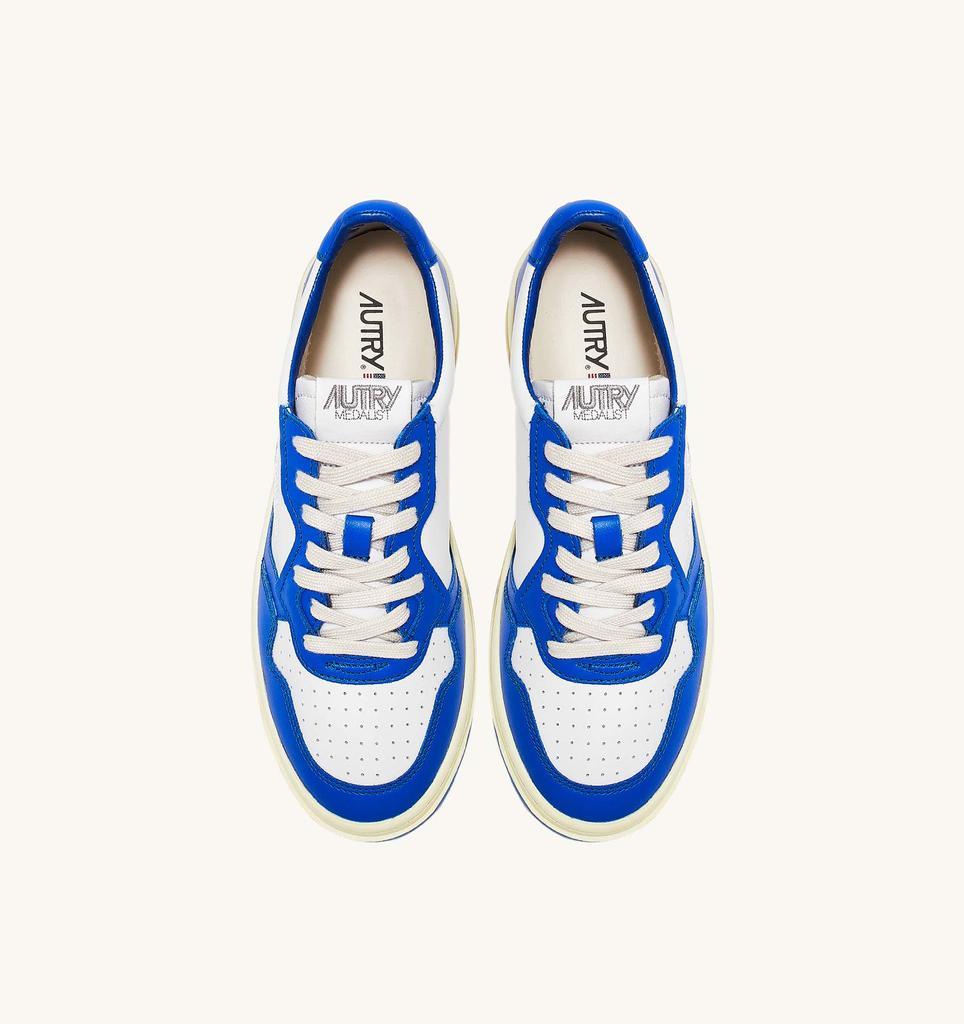 商品Autry|AUTRY MEN MEDALIST LOW 01 LEATHER SNEAKERS,价格¥1528,第4张图片详细描述