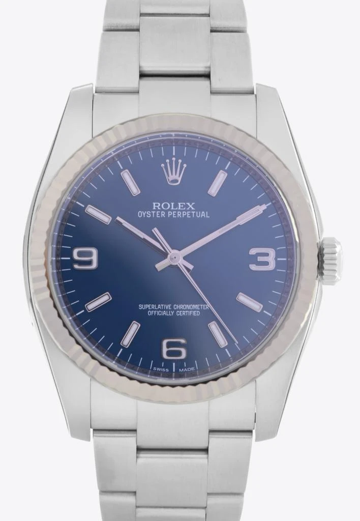 商品Rolex|Oyster Perpetual 36 with Blue Dial,价格¥83153,第2张图片详细描述