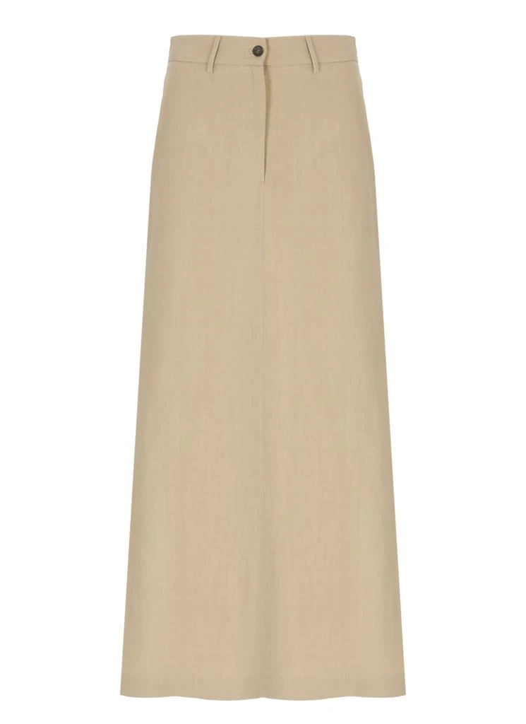 スカート Antonelli Light Beige Orinoco Midi Skirt Antonelli Light Beige Orinoco Midi Skirt | THE LIST