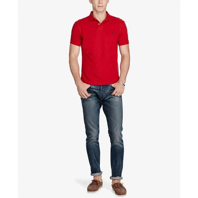 商品Ralph Lauren|Men's Custom Fit Cotton Mesh Polo,价格¥632,第5张图片详细描述