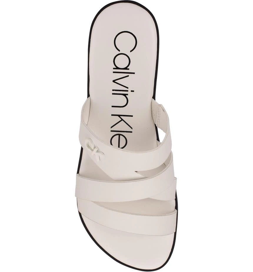 商品Calvin Klein|Kanio Strappy Slide Sandal,价格¥196,第4张图片详细描述