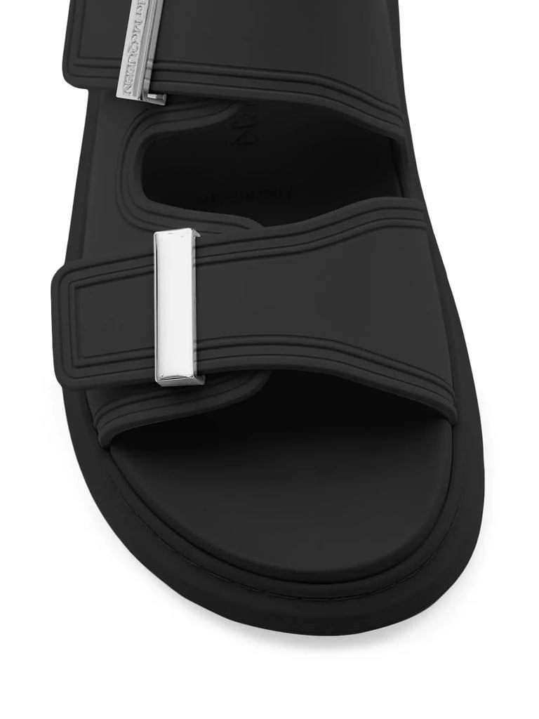 商品Alexander McQueen|Rubber Double-Strap Slides,价格¥2630,第4张图片详细描述