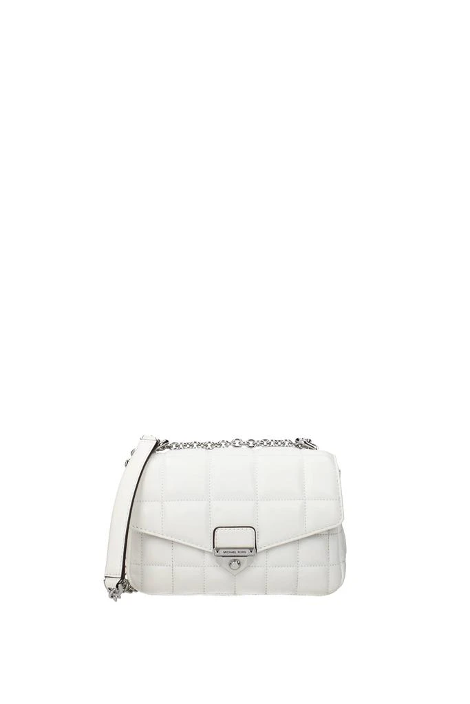 商品Michael Kors|Crossbody Bag soho sm Leather White Optic White,价格¥2577,第1张图片