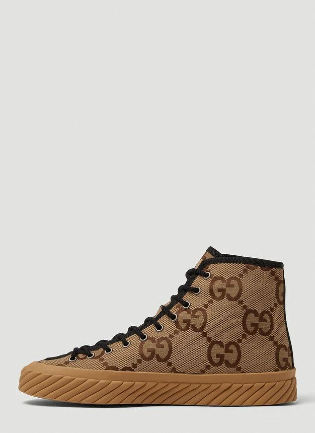 商品Gucci|Tortuga High Top Sneakers in Camel,价格¥6068,第3张图片详细描述