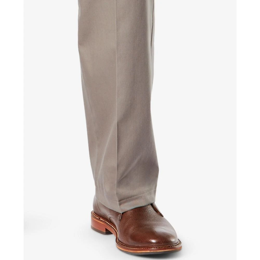 商品Dockers|Men's Signature Lux Cotton Relaxed Fit Pleated Creased Stretch Khaki Pants,价格¥232,第4张图片详细描述