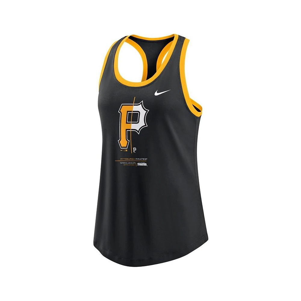 商品NIKE|Women's Black Pittsburgh Pirates Tech Tank Top,价格¥262,第3张图片详细描述