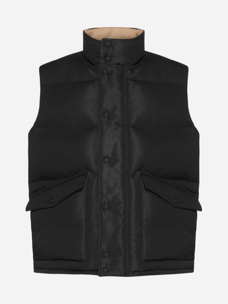 Sleeveless quilted nylon down jacket商品第1张图片规格展示
