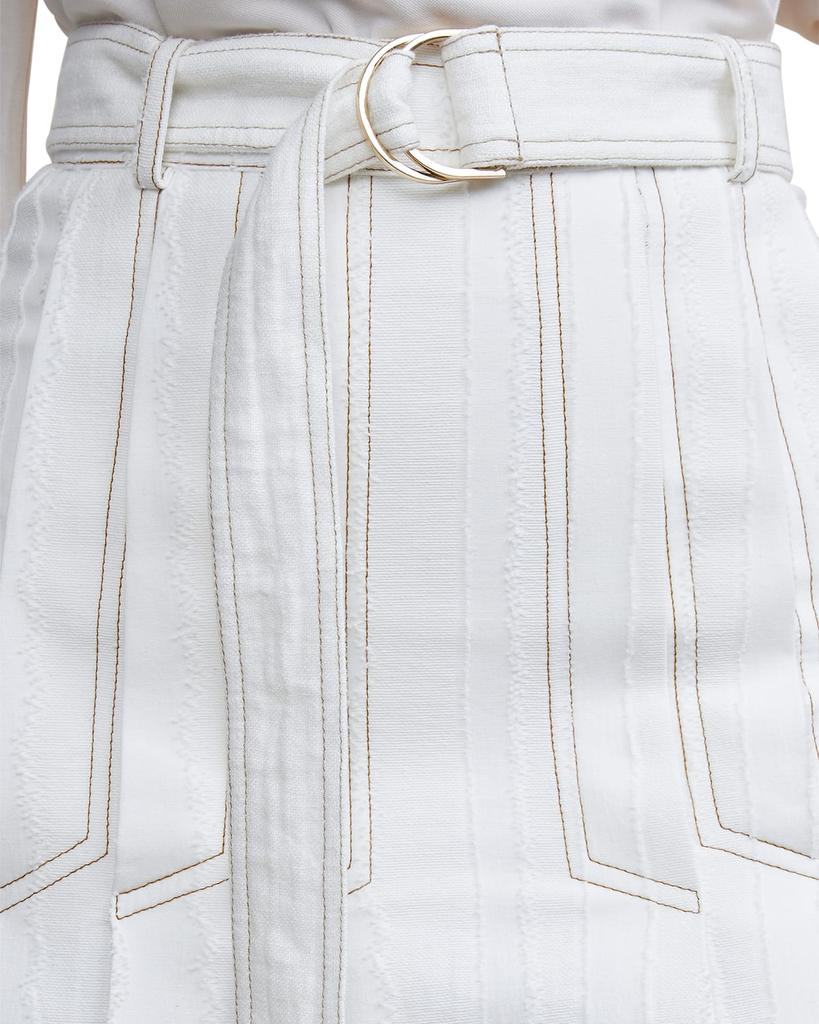 Everglade Pleated Belted Mini Skirt商品第4张图片规格展示