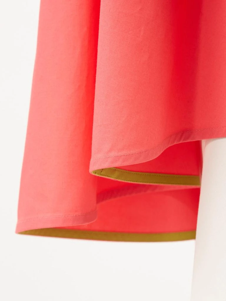商品ROKSANDA|Jayla pleated-halterneck cotton-poplin top,价格¥2507,第4张图片详细描述