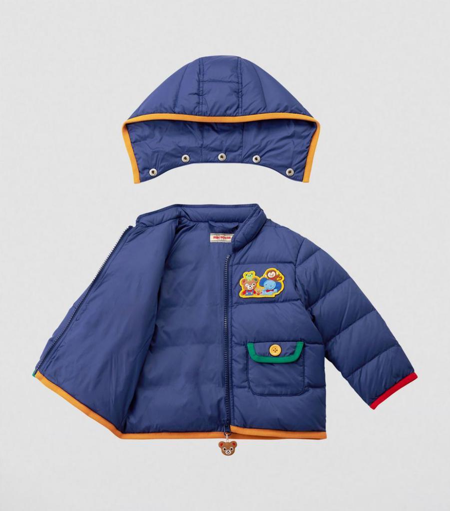 商品Miki House|Embroidered Puffer Jacket (2-7 Years),价格¥5593,第4张图片详细描述