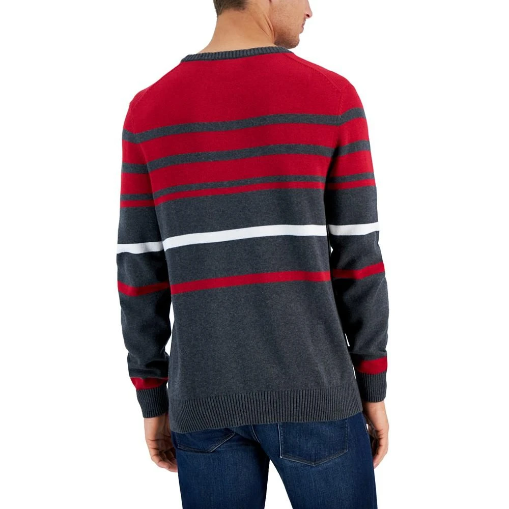 商品Club Room|Men's Vary Striped Sweater, Created for Macy's,价格¥148,第2张图片详细描述