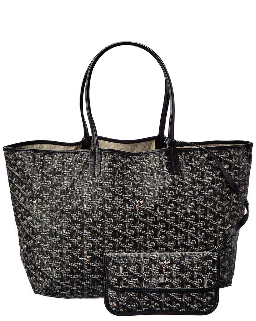 Goyard Black Goyardine Canvas St. Louis PM (Authentic Pre-Owned)商品第2张图片规格展示