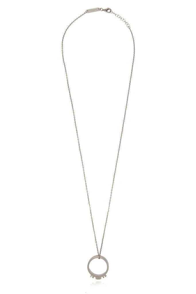 商品MAISON MARGIELA|Maison Margiela 11 Ring Rolo Chained Pendant Necklace,价格¥2834,第1张图片