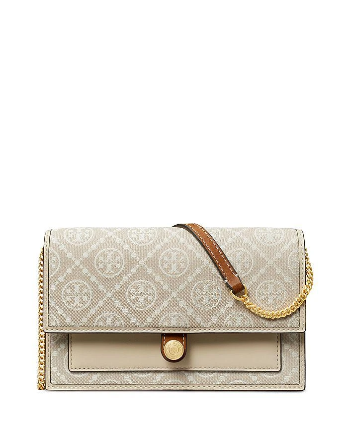 商品Tory Burch|T Monogram Jacquard Wallet Crossbody,价格¥2409,第1张图片