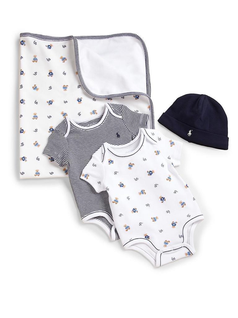 商品Ralph Lauren|Baby Boy's Two-Piece Bodysuit Set,价格¥351,第4张图片详细描述