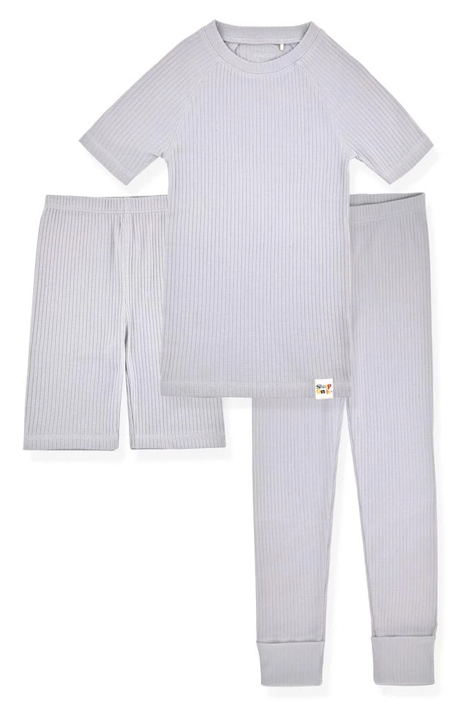 商品Sleep On It|Stripe Fitted Three-Piece Pajamas,价格¥68,第1张图片