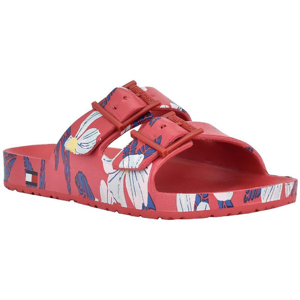 商品Tommy Hilfiger|Tommy Hilfiger Womens Jelz Printed Slip On Footbed Sandals,价格¥156-¥200,第5张图片详细描述