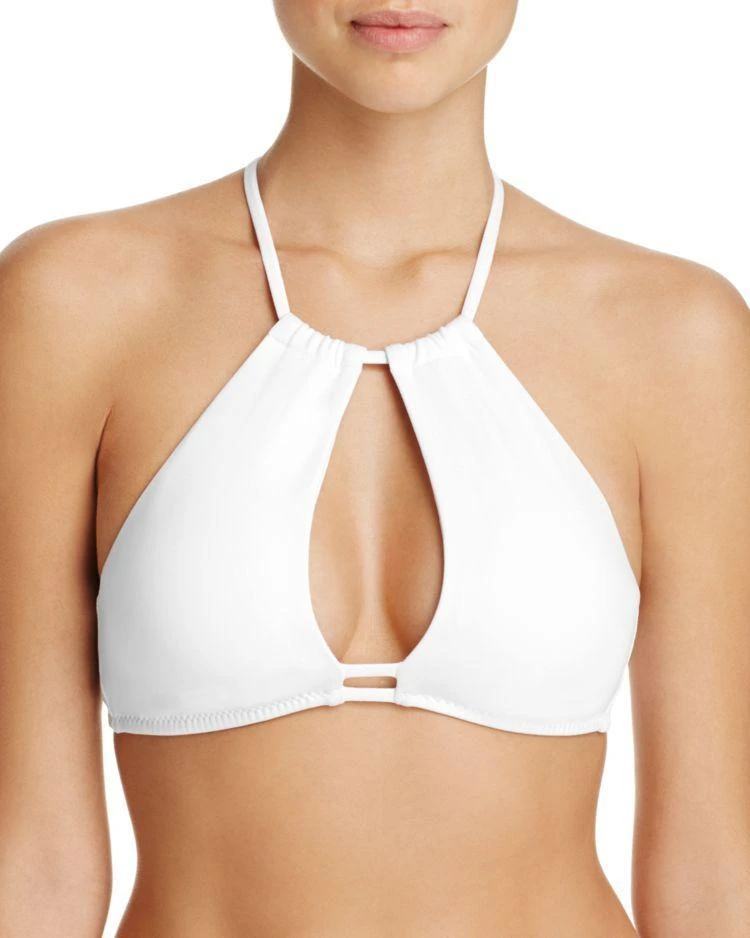 商品Becca|BECCA® by Rebecca Virtue Color Code High Neck Bikini Top ,价格¥406,第1张图片