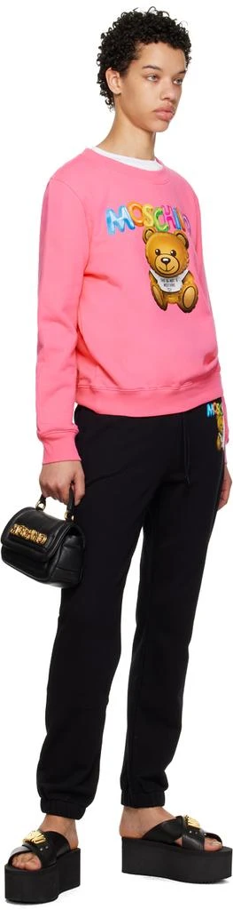 商品Moschino|Pink Inflatable Teddy Bear Sweatshirt,价格¥1882,第4张图片详细描述