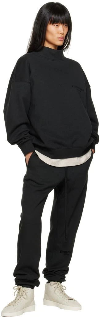 商品Essentials|Black Mock Neck Sweatshirt,价格¥602,第4张图片详细描述
