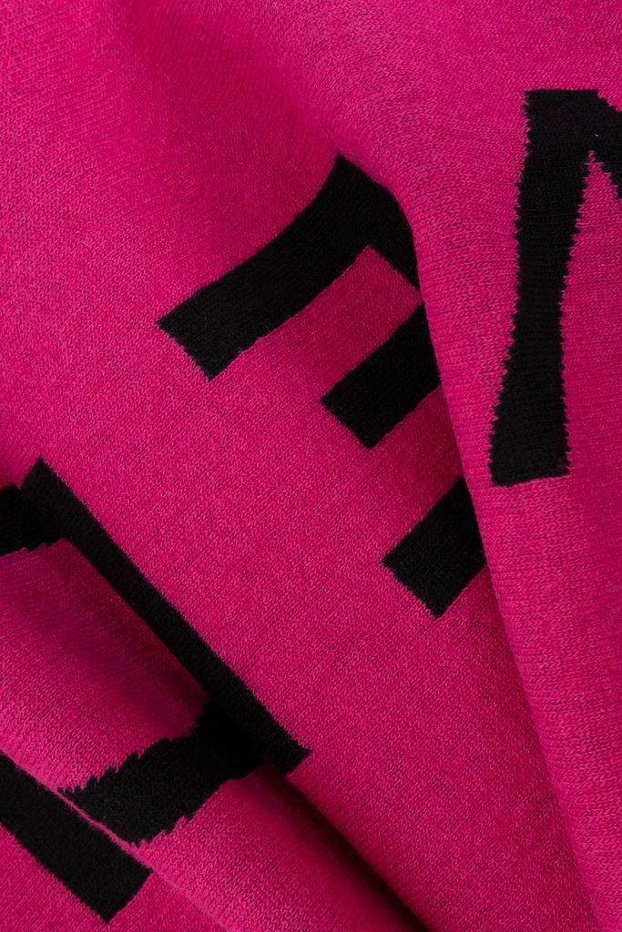 商品Givenchy|Givenchy Reversible Logo-Intarsia Knitted Scarf,价格¥2186,第3张图片详细描述