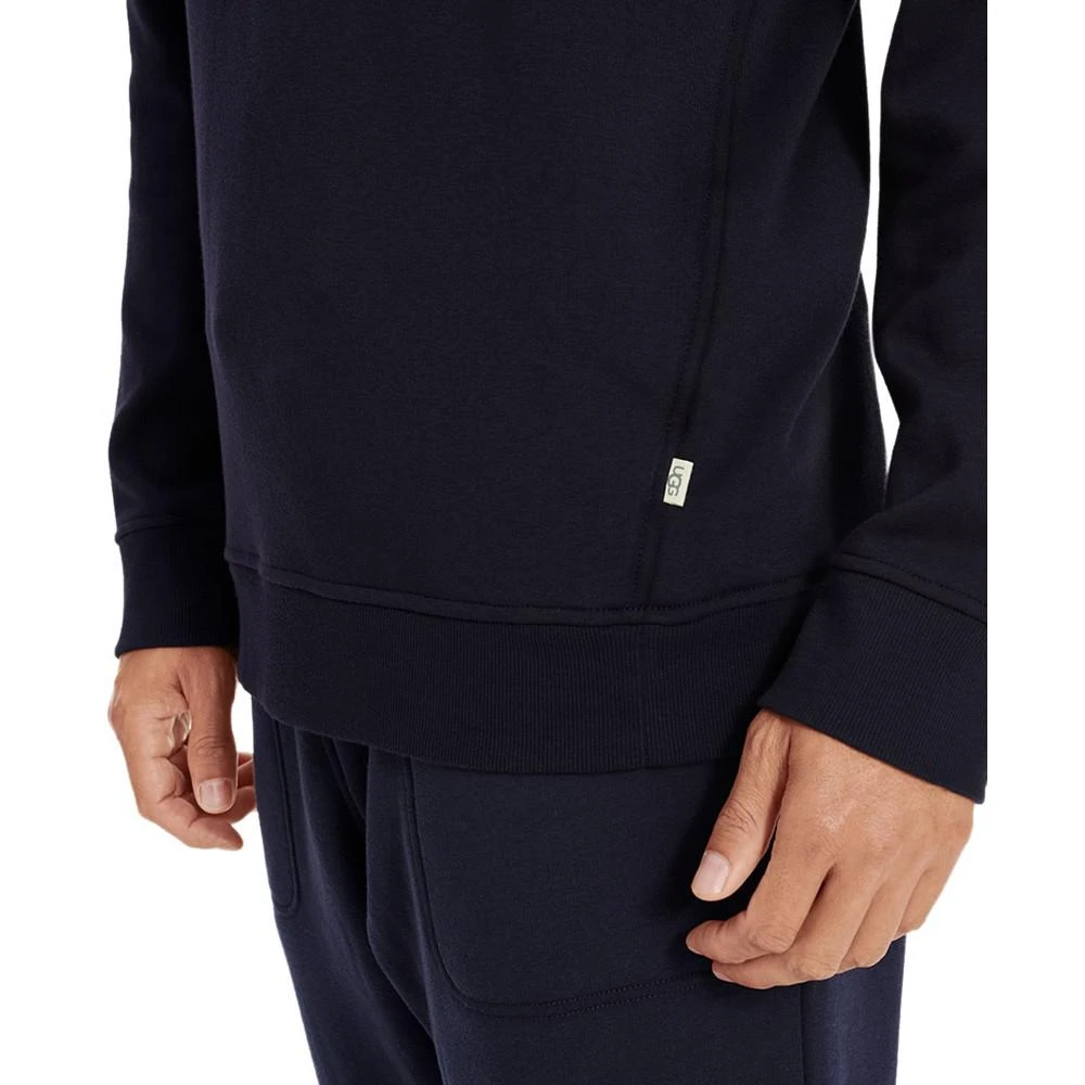 商品UGG|Men's Zeke 1/2-Zip Double-Knit Fleece Pajama Sweatshirt,价格¥733,第2张图片详细描述