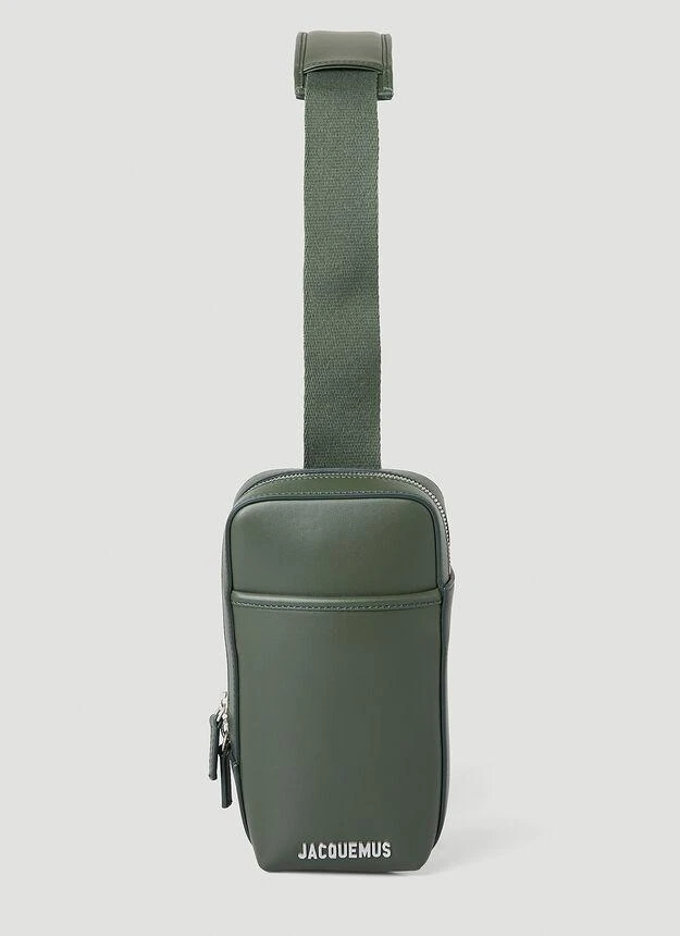 商品Jacquemus|Le Giardino Crossbody Bag in Dark Green,价格¥2756,第1张图片