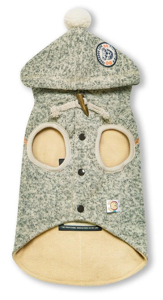 商品Touchdog|Hippie Embellished Designer Sleeveless Pompom Pet Dog Hooded Sweater,价格¥304,第2张图片详细描述