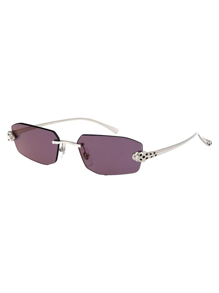商品Cartier|Cartier Geometric Frame Sunglasses,价格¥9690,第2张图片详细描述
