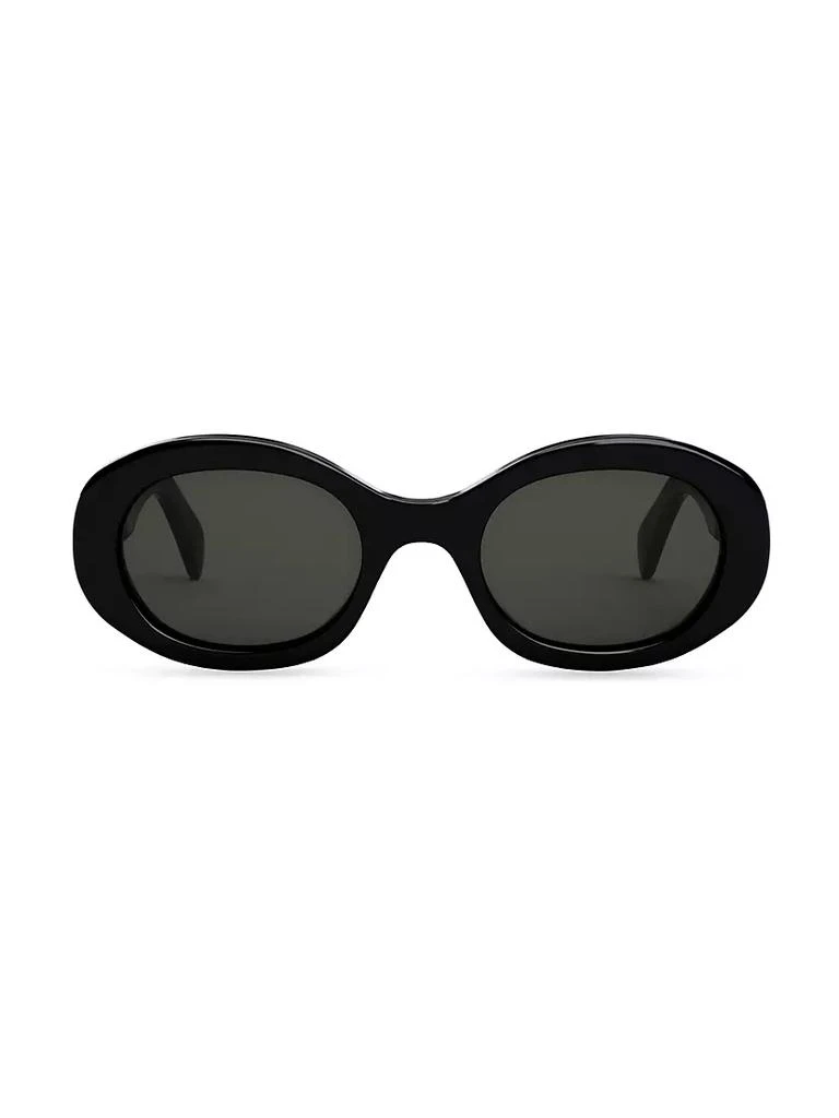 商品Celine|52MM Triomphe Oval Sunglasses,价格¥3830,第1张图片