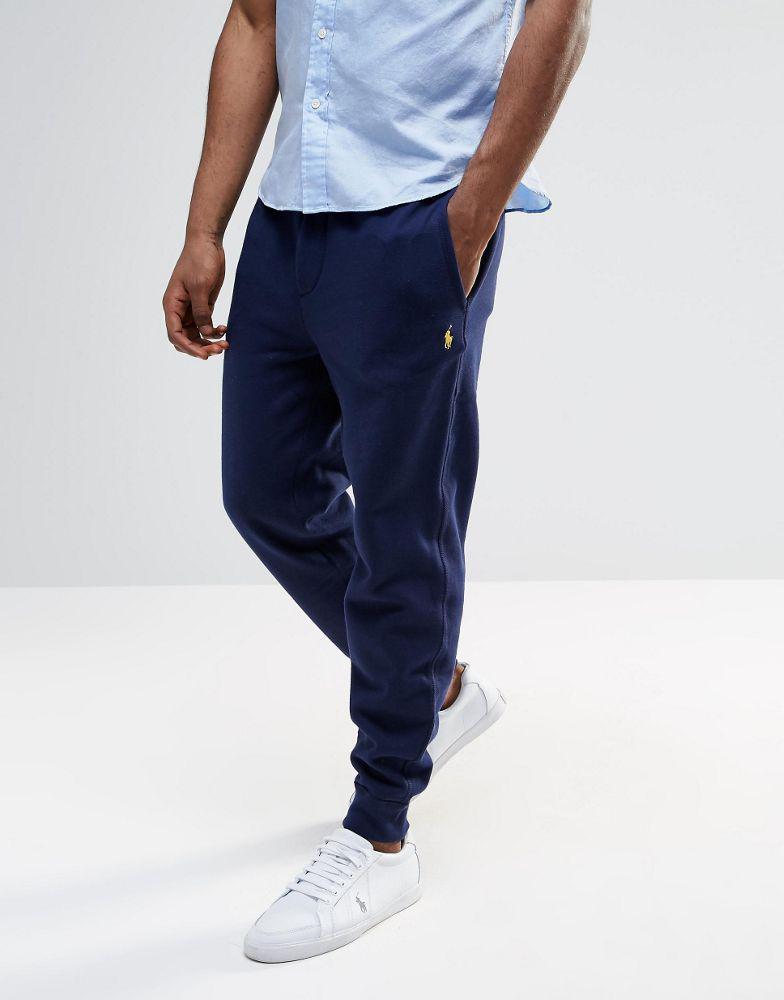 商品Ralph Lauren|Polo Ralph Lauren Sweatpants With Cuffed Bottom In Navy,价格¥792,第1张图片