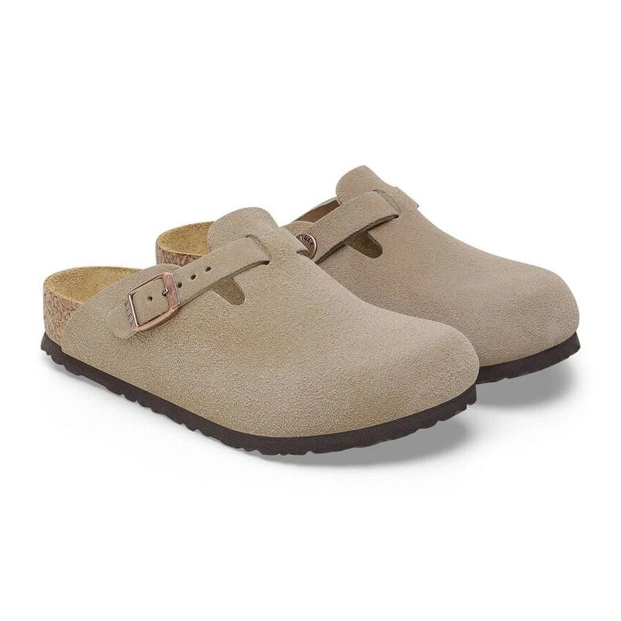 商品Birkenstock|Kids Suede Leather Boston Clogs,价格¥513,第2张图片详细描述
