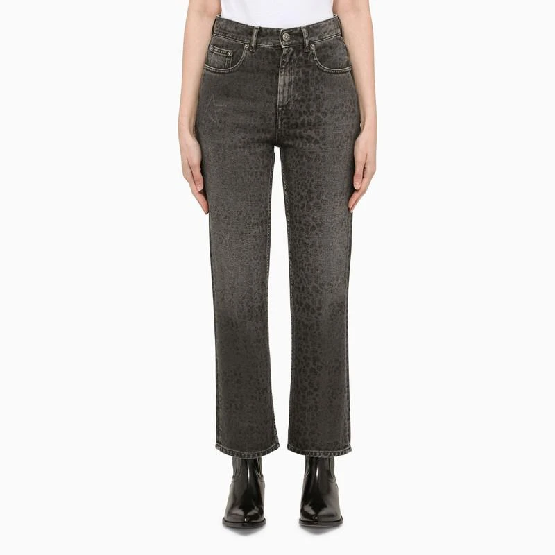 商品Golden Goose|Grey cropped jeans,价格¥1139,第1张图片